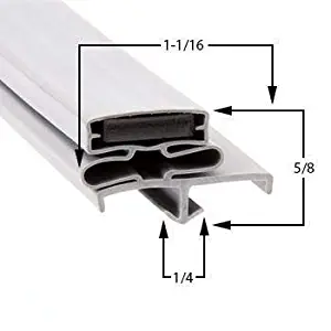 GasketandStripCurtains.com Door Gasket Seal for Refrigerator Cooler Freezer Compatible with Master-Bilt 37 1/2 x 77 1/4