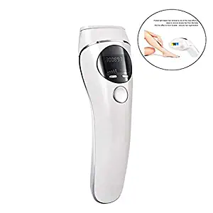 KEBEIER IPL Hair Removal System (Intense Pulsed Light), Electric Permanent Laser Epilator Home Hair Removal Device with LCD Display for Men and Women Body Face Bikini
