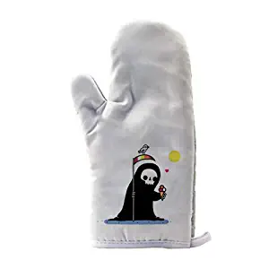 Randy Otter Happy Death Grim Reaper w/Ice Cream - Barbecue Baking Oven Mitt