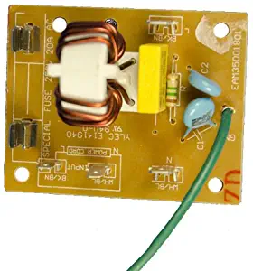 LG Electronics EAM35001801 Microwave Oven Noise Filter Assembly Board with Grounding Wire