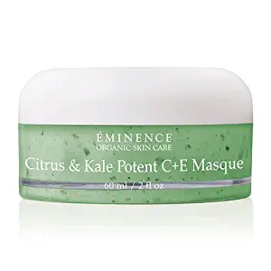 Eminence Organic Skincare Citrus & Kale Potent C + E Masque, 2.0 Ounce