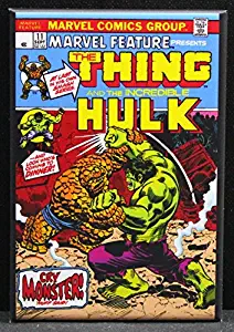 Marvel Feature #11 Comic Book Cover Refrigerator Magnet. Hulk Vs.The Thing!