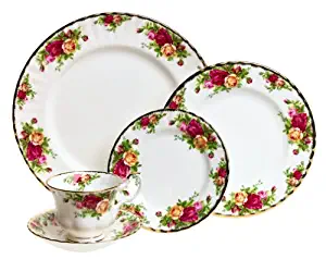 Royal Albert 15210002 Old Country Roses 5-Piece Place Setting, Service for 1