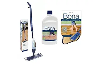 Bona Hardwood Spray Mop with Polish Applicator Kit
