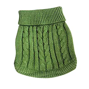 Tangpan Turtleneck Classic Straw-Rope Pet Dog Sweater Apparel