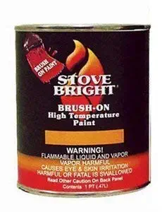 Stove Bright Metallic Brown Brush - On 1200 Degree Paint - Pint