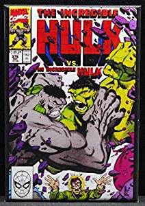 The Incredible Hulk #376 Comic Book Cover Refrigerator Magnet.