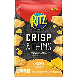 Ritz Crisp & Thins Cheddar Chips