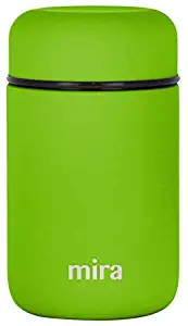 MIRA Lunch, Food Jar | Vacuum Insulated Stainless Steel Lunch Thermos | 13.5 oz | Cactus Green