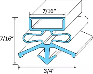 True Manufacturing UCITR810810 True Door Gasket For TUC, TWT, TSSU (27" Models)