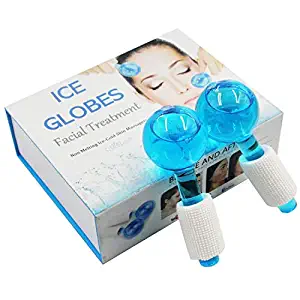 Magic Cool Roller Ball Facial Massage Tools for Face and Neck Ice Globe,Cryo Globes Magic