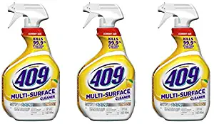 Cleans and Cuts Through Grease and Grime, and Deodorizes,Multi-Surface Cleaner, Spray Bottle, Lemon, 32 Ounces By Formula 409 (Pack of 3)