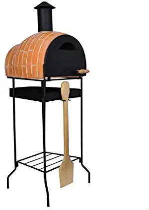 The Welcome Sign Wood Fired Clay Pizza Oven for Outdoors (Sand Brick)