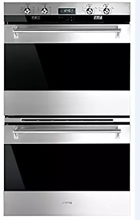 Smeg DOU330X1 30" Classic Electric Multifunction Double Wall Oven with 10 Cooking Modes in Each Oven, Stainless Steel