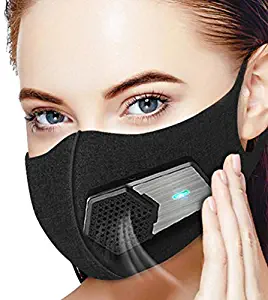 Dust Mask with Electric Respirator, Beeasy Electric Air Mask Dustproof Masks Washable for Outdoor Sports, Gardening, Travel, Craftsman Resist Dust, Germs, Allergies, PM2.5, Pollution, Ash