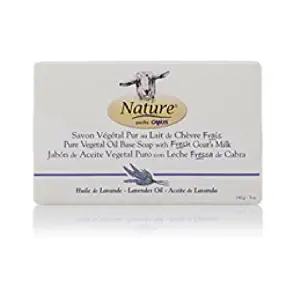 Nature By Canus Goat's Milk Soaps with Lavender Oil 5 oz Bar Soaps Pack of 3