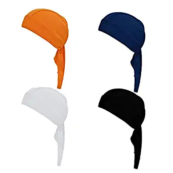 Doo Rag Bicycle Skull Caps Helmet Liner Cooling Hat Cap Summer Sweat Wicking Beanie Cap Hat for Women & Men