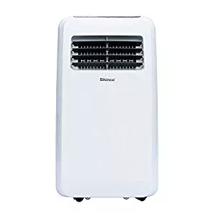 Shinco SPF2-08C 8,000 BTU Portable Air Conditioner,Dehumidifier Fan Functions,Rooms up to 200-350 sq.ft, Remote Control, LED Display, White