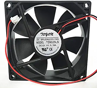 for TONON TD9025LS 12V 0.16A 9CM 9025 Hydraulic Silent Cooling Fan 90x90x25mm 2-Pin