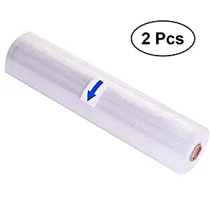 2pcs Heavy Duty Embossed Commercial Grade Vacuum Sealer Bags Freshness Protection Bag 20x500cm - Other Kitchen Specialty Tools