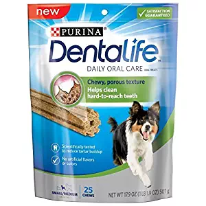 Purina DentaLife Daily Oral Care Small/Medium Dog Treats, 17.9 Ounce Pouch, Pack of 1 by Purina DentaLife