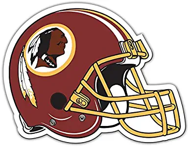 Fremont Die NFL Shop Authentic 12" Magnet Team Banner Helmet/Logo (Washington Redskins)