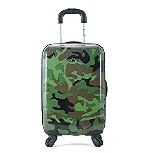 Rockland 20" Polycarbonate Carry On, Camo