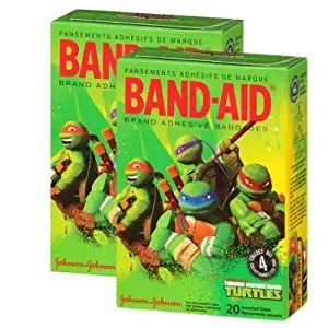 Band-aid Brand Teenage Mutant Nija Turtles - Nickelodeon 20 Count (Pack of 2)