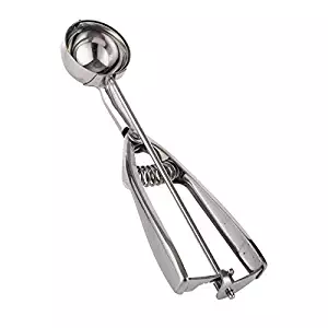 Solula Professional 18/8 Stainless Steel Medium Cookie Scoop, 2-YEAR Warranty