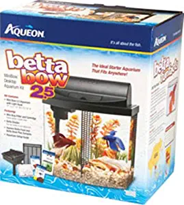 Aqueon BettaBow LED Desktop Fish Aquarium Kit