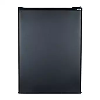 2.7 Cu ft. Compact Design Refrigerator with Ice Cube Tray and Two Full-Width Wire Shelves, Black