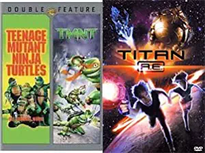 Kids Action Packed Movie Night: Teenage Mutant Ninja Turtles & TMNT & Titan A.E. (3-DVD Bundle adventure action Family Fun Triple feature)