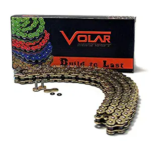 Volar O-Ring Chain - Gold for 2006-2019 Kawasaki Ninja 650R