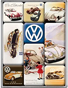 VW Volkswagen set of 9 Mini Fridge Magnets in box (na)