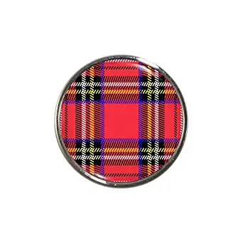 Red Tartan Design Novelty Fridge Magnet