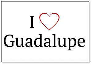 I Love Guadalupe, fridge magnet (design 2)