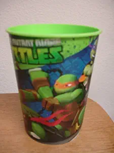 Teenage Mutant Ninja Turtles Party Cups, Set of 4 Reusable Plastic Cups