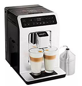 KRUPS EA89 Deluxe One-Touch Super Automatic Espresso and Cappuccino Machine, 15 Fully Customizable Drinks,Gray