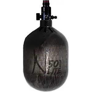 Ninja Carbon Fiber HPA Tank - 50/4500 - Translucent Black