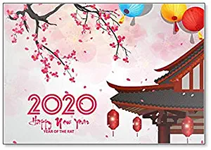 Happy Chinese New Year 2020 Year of the Rat Fridge Magnet