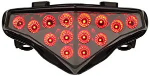 Integrated Sequential LED Tail Lights Smoke Lens for 2012-2016 Kawasaki Ninja 650