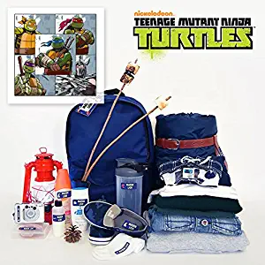 Teenage Mutant Ninja Turtles Personalized Trekker Package Waterproof Weatherproof Stick on Laundry Safe Includes Labels and Bag Tags for Babies Kids and Toddlers