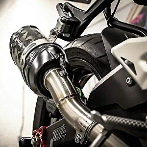 RPM Two Brothers Kawasaki Ninja 400 2018 S1R Slip-On Exhaust Carbon