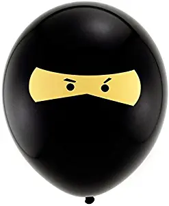 Betallic Ninja 11" Latex Balloons (10 Pack)
