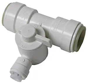 Watts P-667 Ice Maker Tee Valve, 1/2-Inch CTS x 1/4-Inch OD by Watts