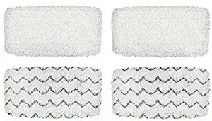 Steam Mop Pads Compatible with Bissell Symphony Steam Mop Pads, Bissell Symphony Pet Steam Mop Pads, Bissell Symphony Mop Pads 1252, 1132 (4 Pads)