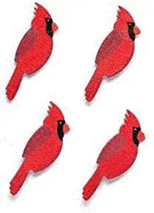 Embellish Your Story Woodland Cardinal Magnets - Set of 4 - Embellish Your Story Roeda 100779-EMB