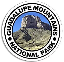 GHaynes Distributing Magnet Round Guadalupe Mountains National Park Magnet(Decal tx Hike) Size: 4 x 4 inch