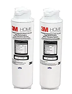 3M 4US-RO-F02H Quick Change RO Under Sink Pre/Post Filters (Fits System 4US-RO-S01H)