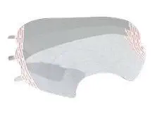 3M Faceshield Cover Lens For 3M 6000, 6700, 6800 And 6900 Series Full Facepiece Respirator (25 Per Bag)